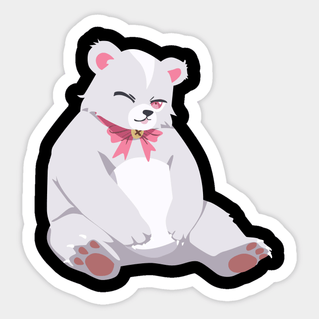 Kuma Kuma Kuma Bear - Kumakyuu Sticker by Dokey4Artist